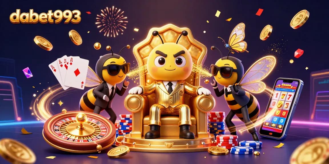 Dabet993 captivates players with its 3D casino scene of thrilling games and vibrant action.