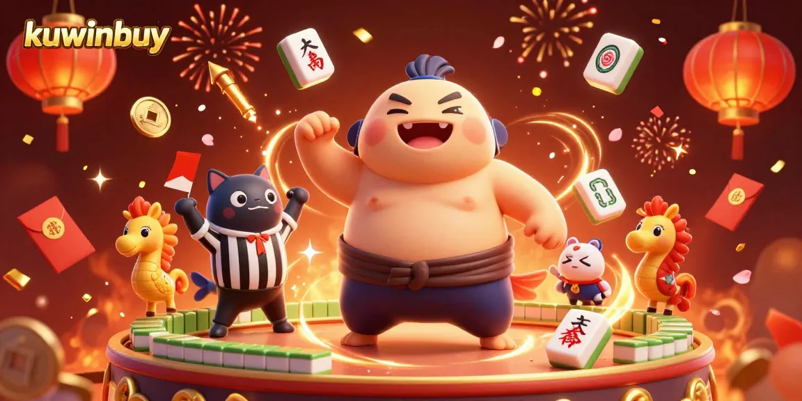 kuwinbuy captures a thrilling underwater casino scene with a fugu and catfish referee