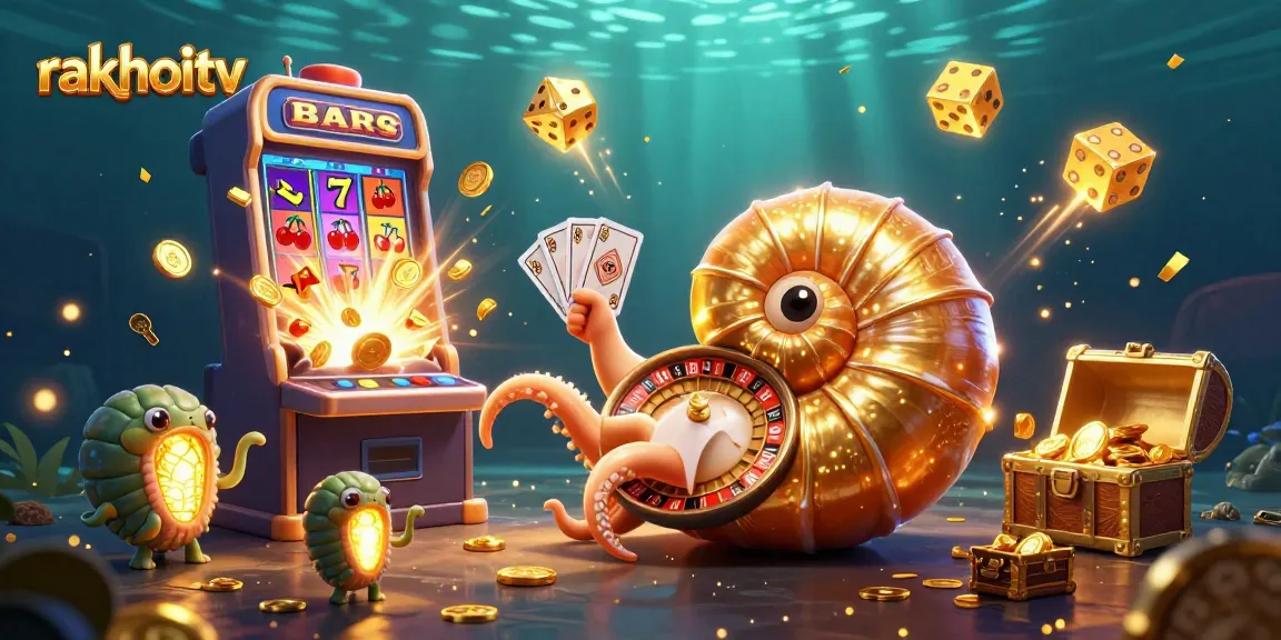 Experience rakhoitv's vibrant 3D casino action with a giant nautilus roulette wheel and winning explosions.