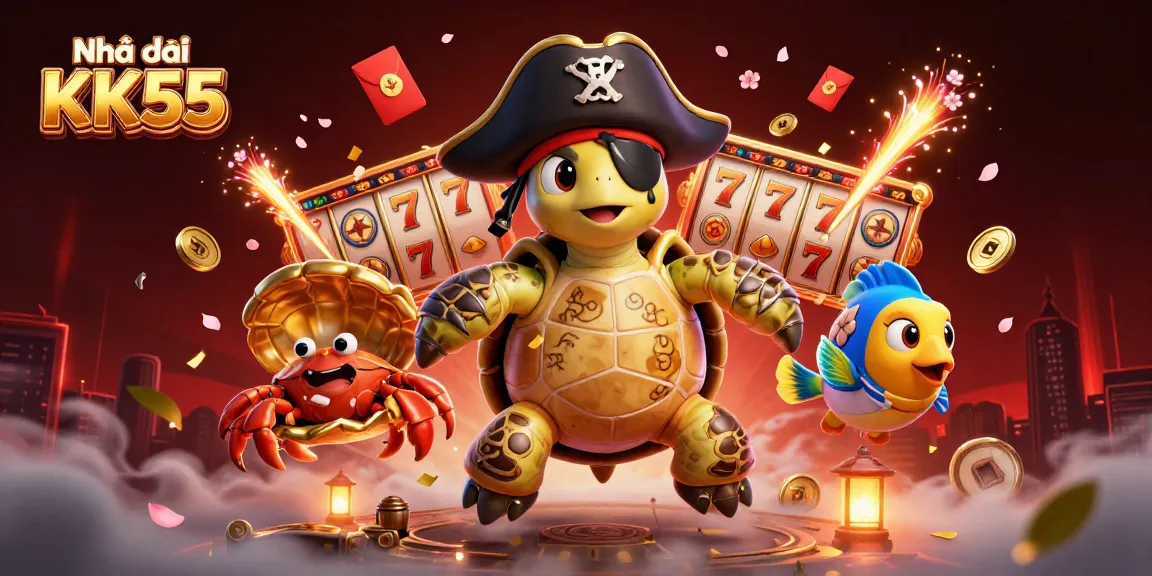 Engage in thrilling gameplay with Nhà cái KK55's immersive slot machines and captivating casino elements.