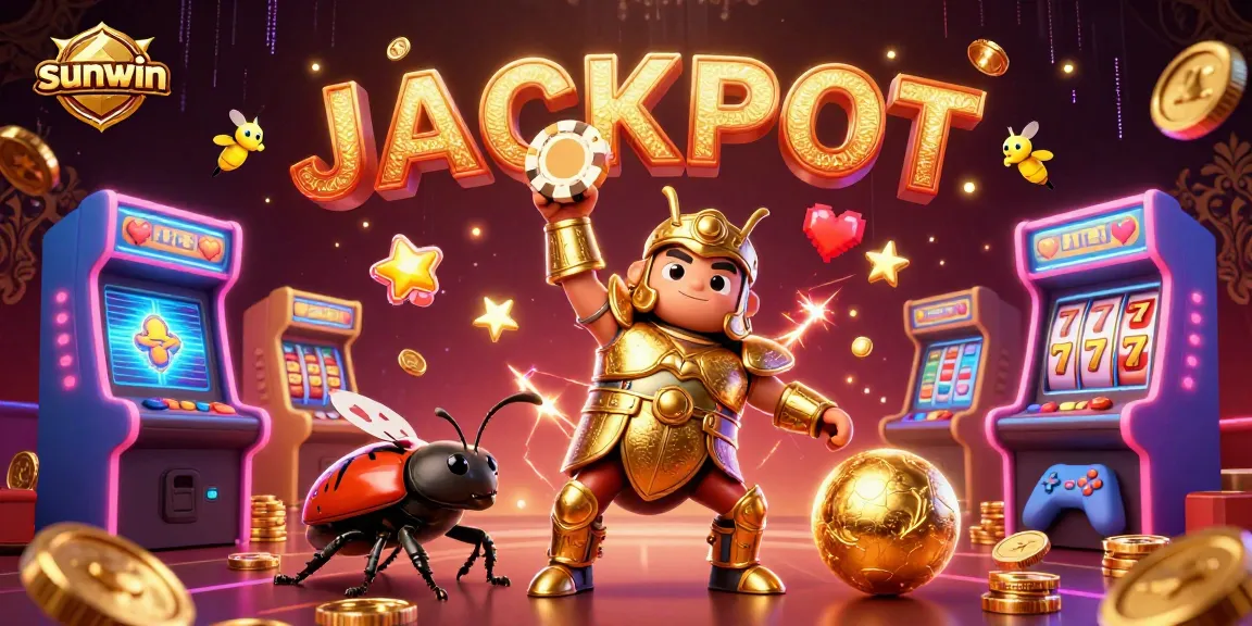 Experience exciting moments at sunwin while winning big at the casino with vibrant game scenes and dynamic characters.