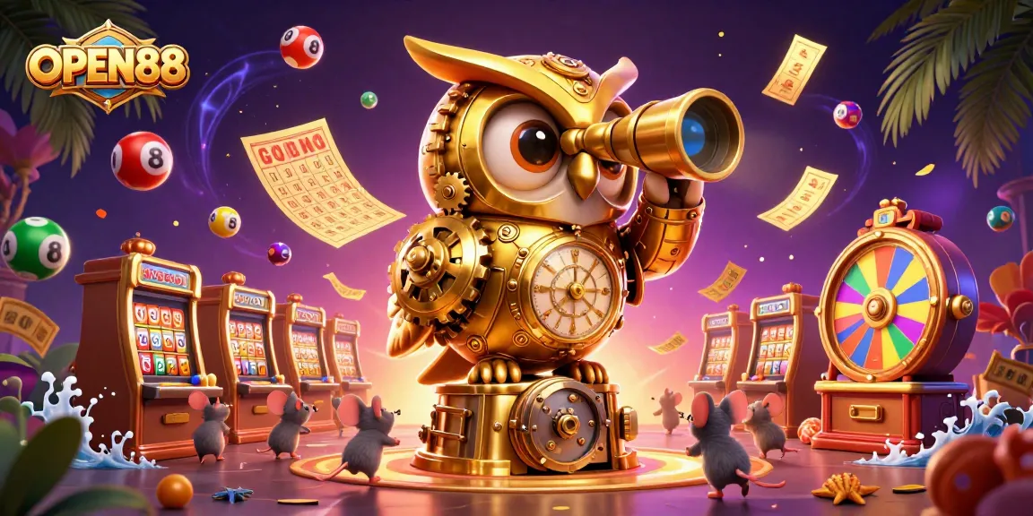 Experience the vibrant world of OPEN88 with dynamic lottery elements as players engage in thrilling gaming action.