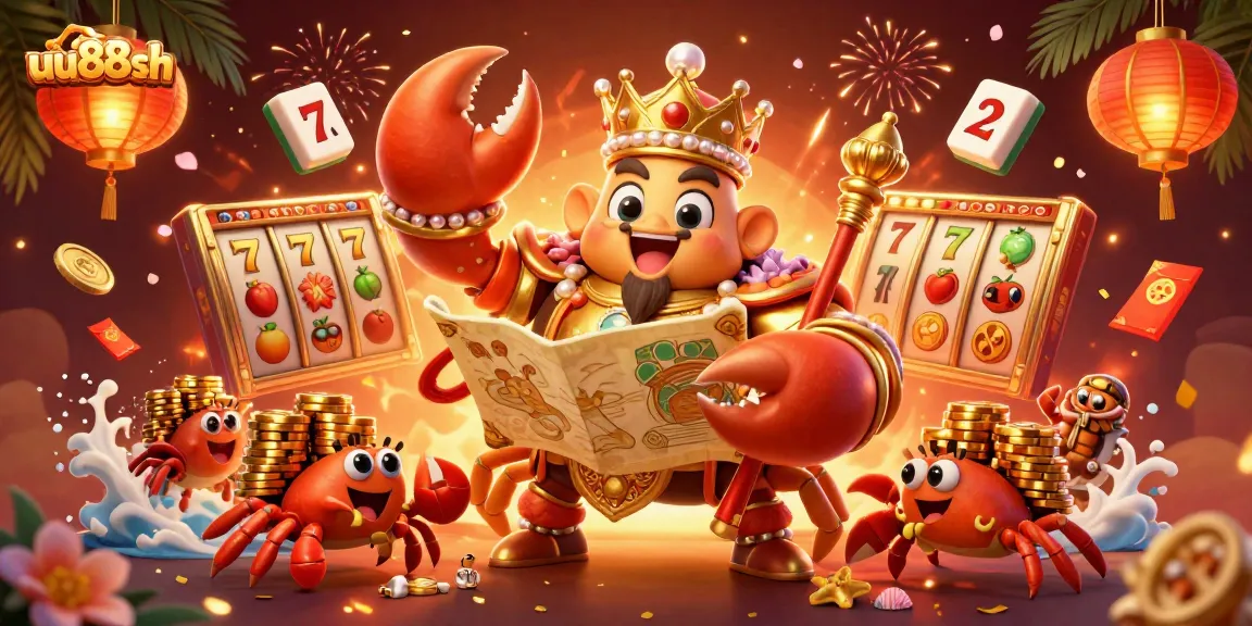 Engage in thrilling gambling adventures at uu88sh with a vibrant casino-themed illustration.